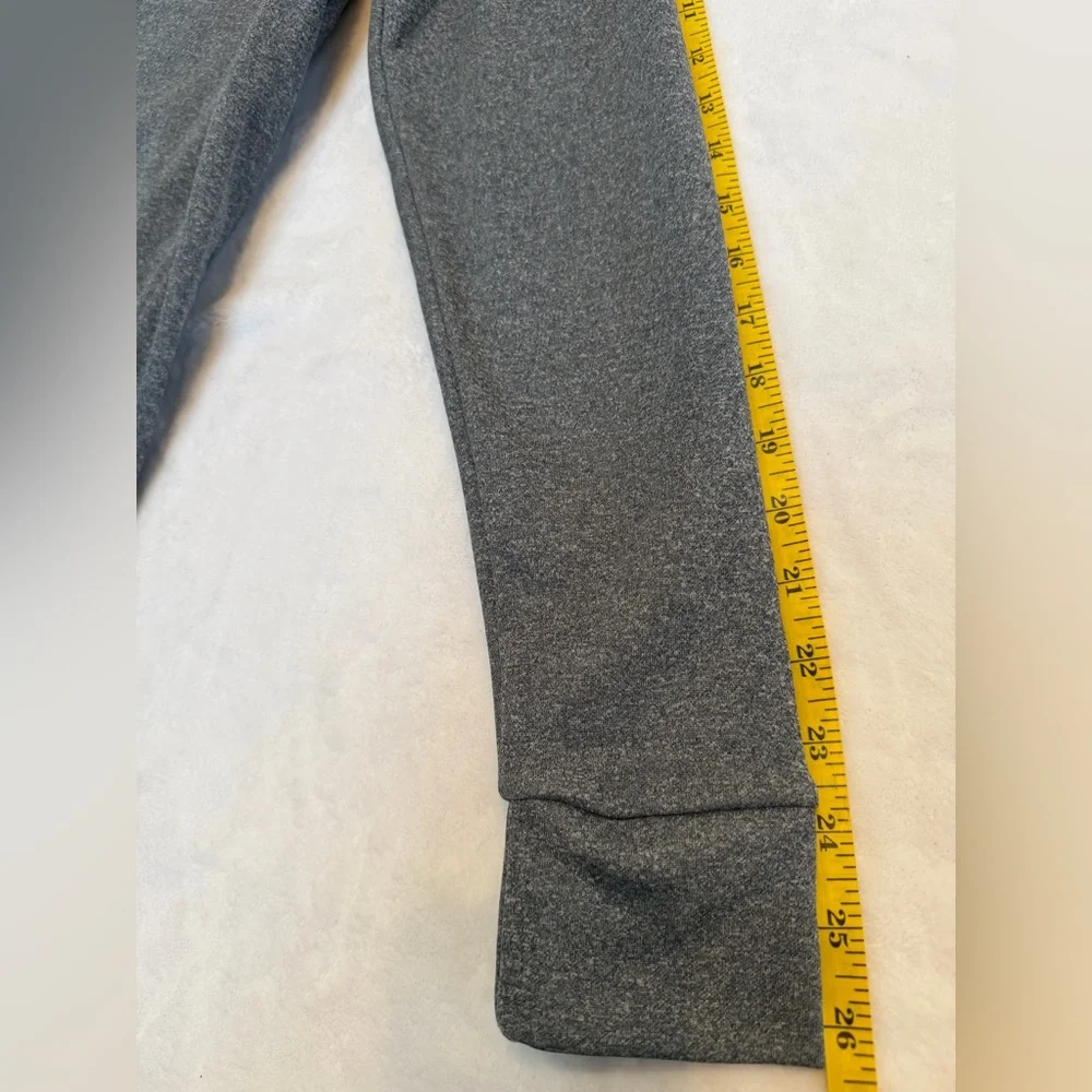 Nike Size M Dri-FIT Full Zip Hoodie Gray with Pink Swoosh Athletic Sweatshirt - Picture 6 of 13